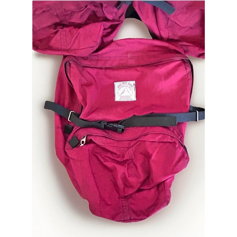 Vintage Lone Peak Packs Touring Commuter Cycling Canvas PANNIERS Front/Rear Bags